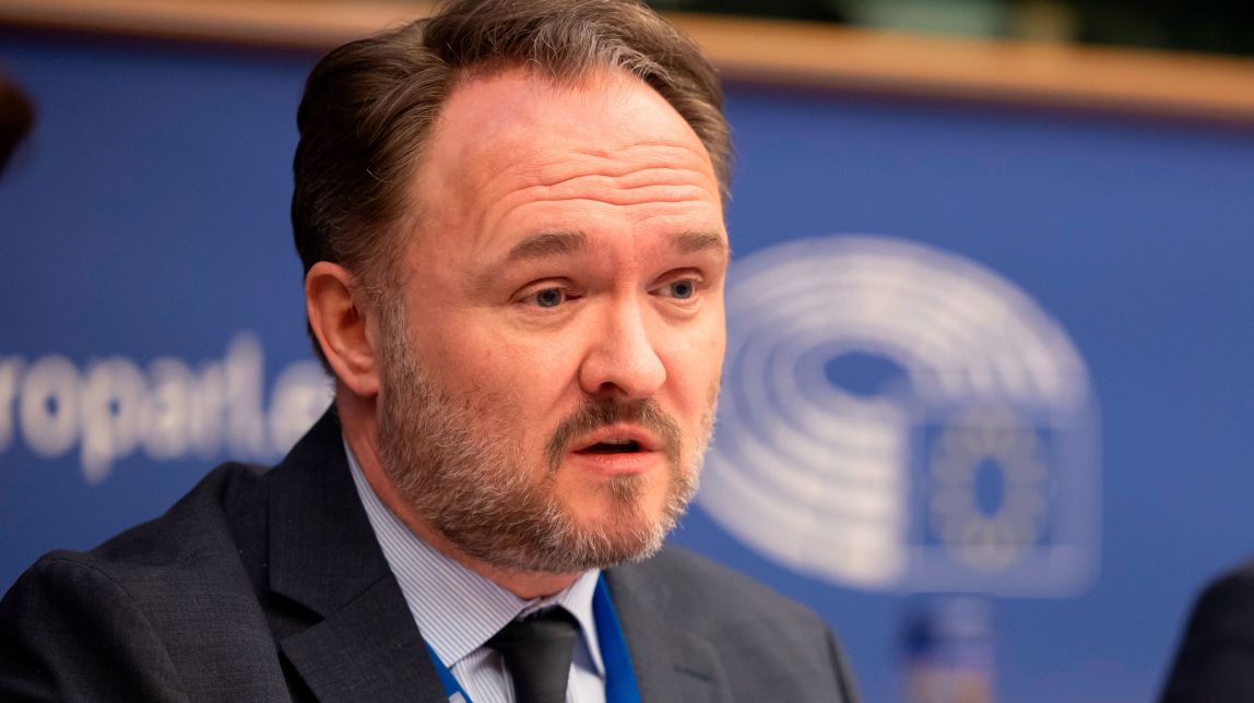 El comissari europeu d'Energia i Habitatge, Dan Jørgensen, durant la reunió d'aquest dilluns al Parlament Europeu sobre la crisi de l'habitatge
                                                                             |
                                ACN - |
                                ACN