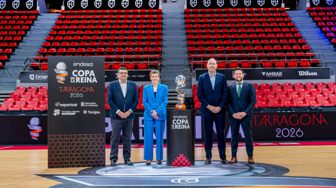 La presentació de la Copa de la Reina Tarragona 2026 es va fer a Saragossa aquest passat cap de setmana.
                                                                             |
                                FEB - |
                                FEB