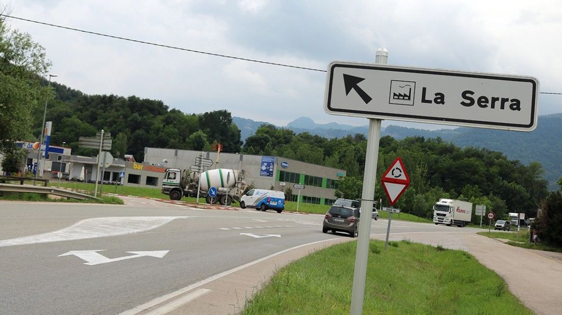 El polígon de La Serra de la Vall d'en Bas, on es construirà la futura depuradora
                                                                             |
                                Pau Masó - |
                                Pau Masó