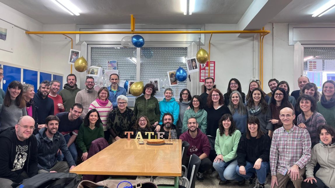 Fito de grup amb el professorat - 
