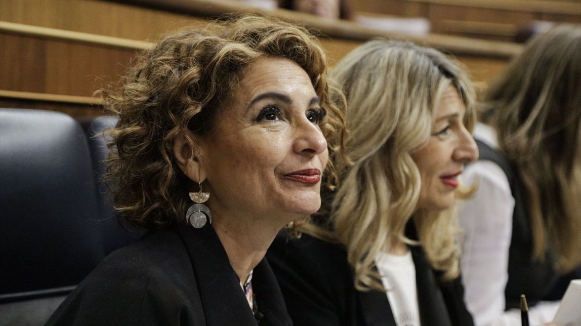 Yolanda Díaz i María Jesús Montero, en una imatge d'arxiu al Congrés.
                                                                             |
                                Europa Press - |
                                Europa Press