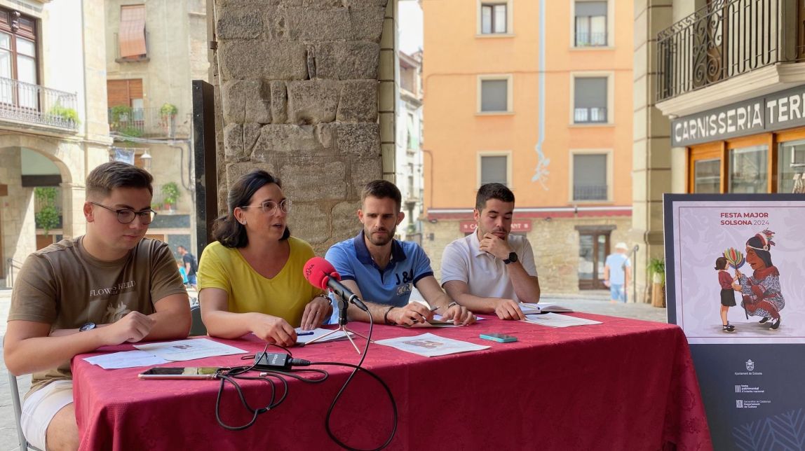 Presentació del cartell de la Festa Major de Solsona l'any passat - 