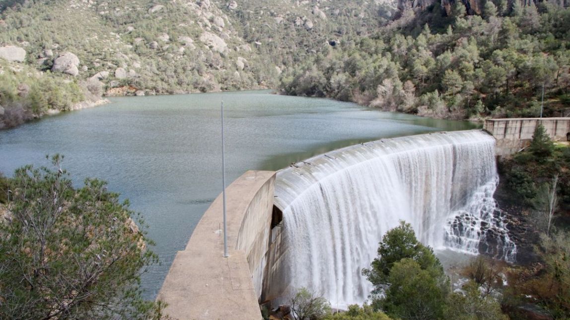 El pantà de Margalef està ple a vessar després de les últimes pluges.
                                                                             |
                                TarragonaDigital - |
                                TarragonaDigital