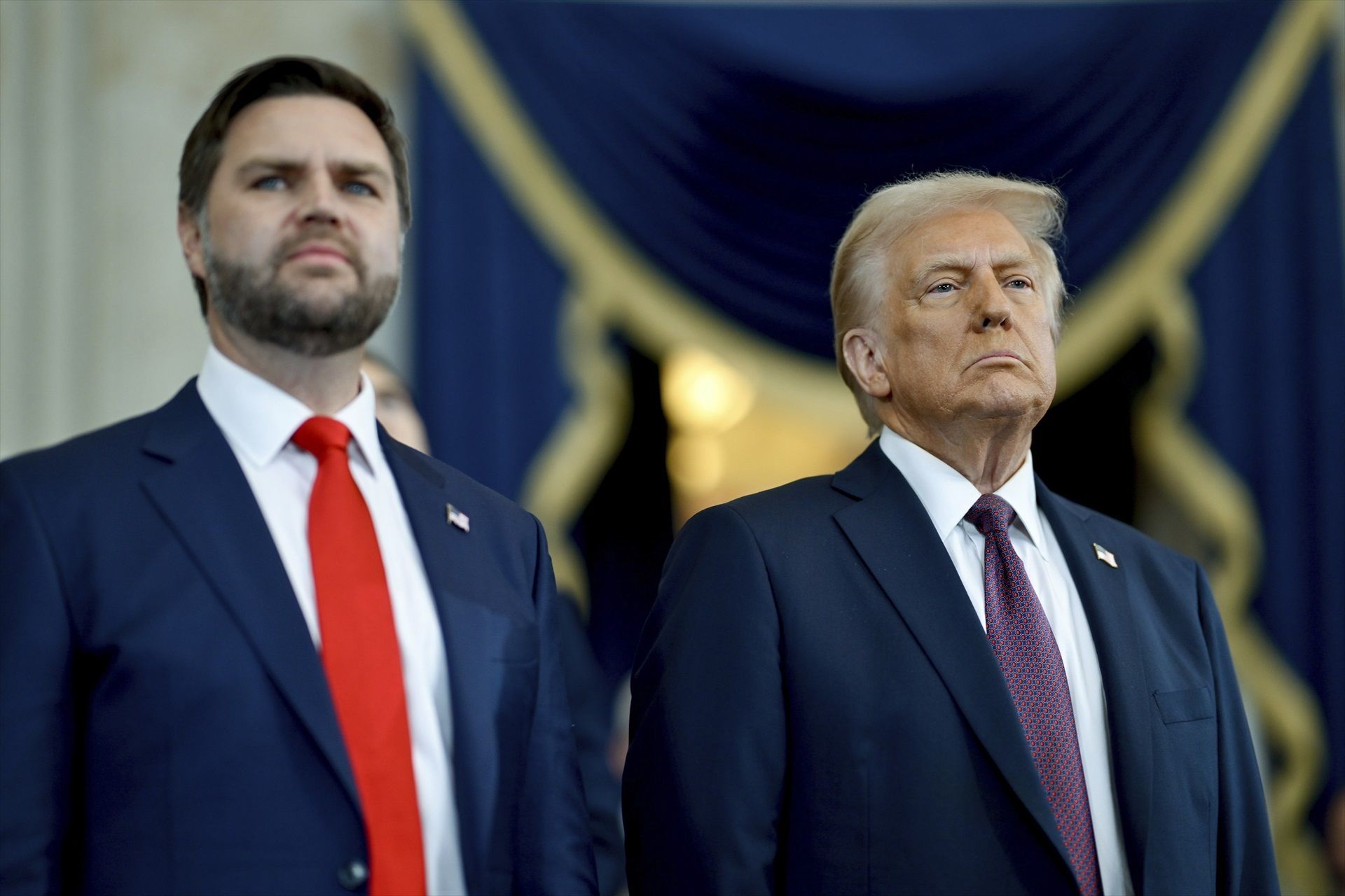 JD Vance i Donald Trump, en imatge d'arxiu - 
