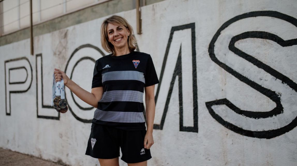 Marsillach amb les medalles aconseguides en l'última competició
                                                                             |
                                Laia Solanellas - |
                                Laia Solanellas