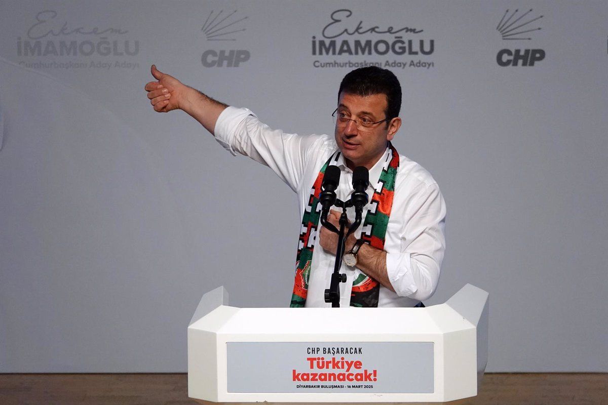 L'alcalde d'Istanbul, Ekrem Imamoglu, és un dels principals aspirants a disputar la presidència de Turquia a Erdogan
                                                                             |
                                                                     Europa Press - |
                                                                    