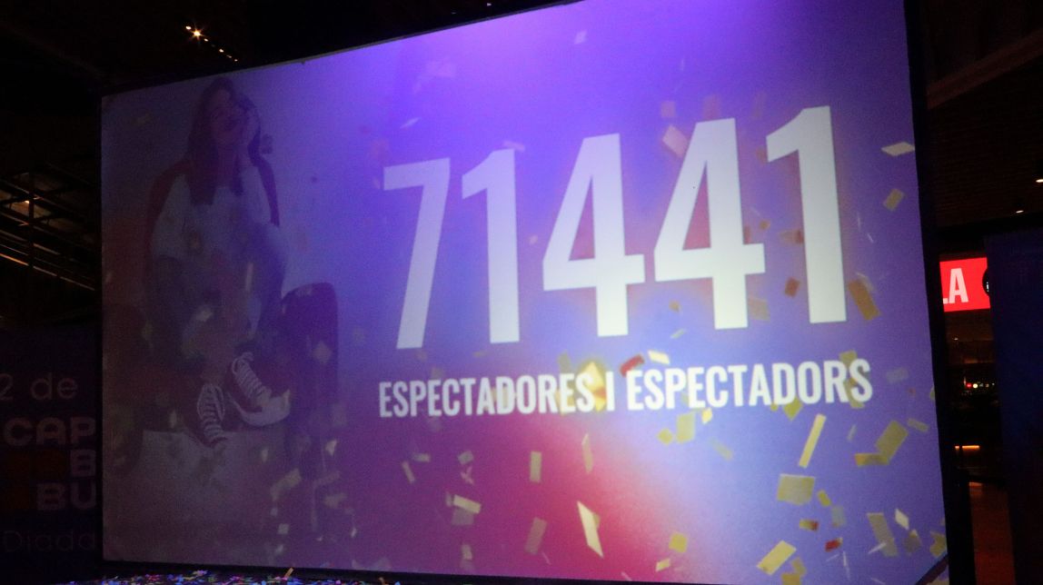 La xifra final d'espectadors de la segona edició de «Cap butaca buida» - 
