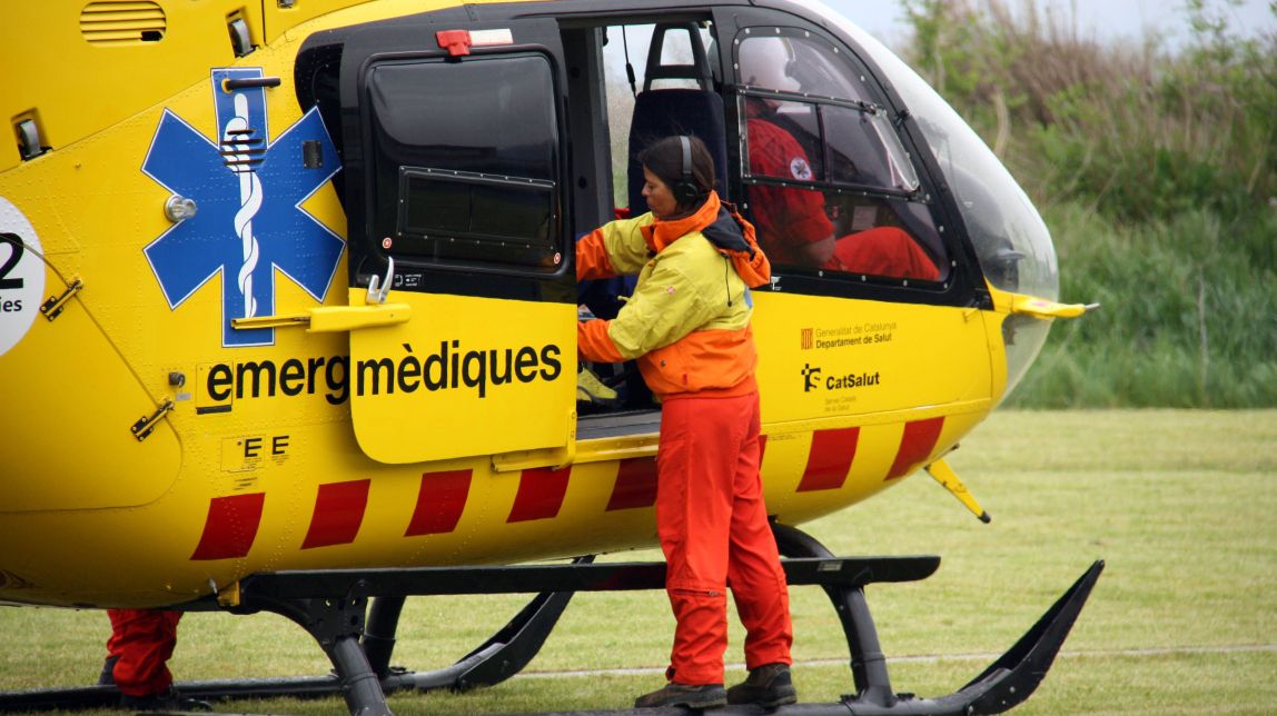 Un helico?pter del SEM, en una imatge d'arxiu
                                                                             |
                                                                     Albert Lijarcio / Arxiu - |
                                                                    