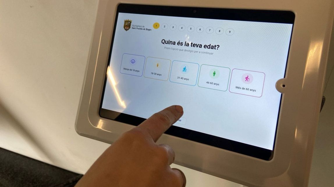 Dispositiu de valoració de la satisfacció rebuda a l'Ajuntament de Sant Fruitós
                                                                             |
                                AjSFB - |
                                AjSFB