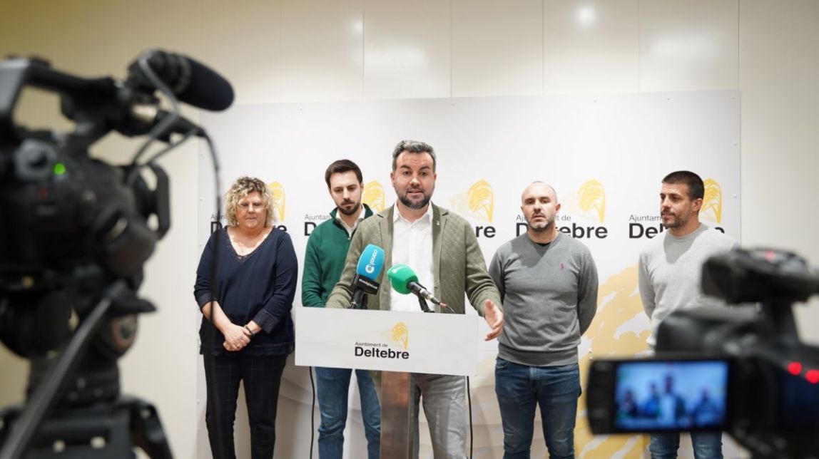 Roda de premsa del govern municipal, este dijous.
                                                                             |
                                Cedida - |
                                Cedida
