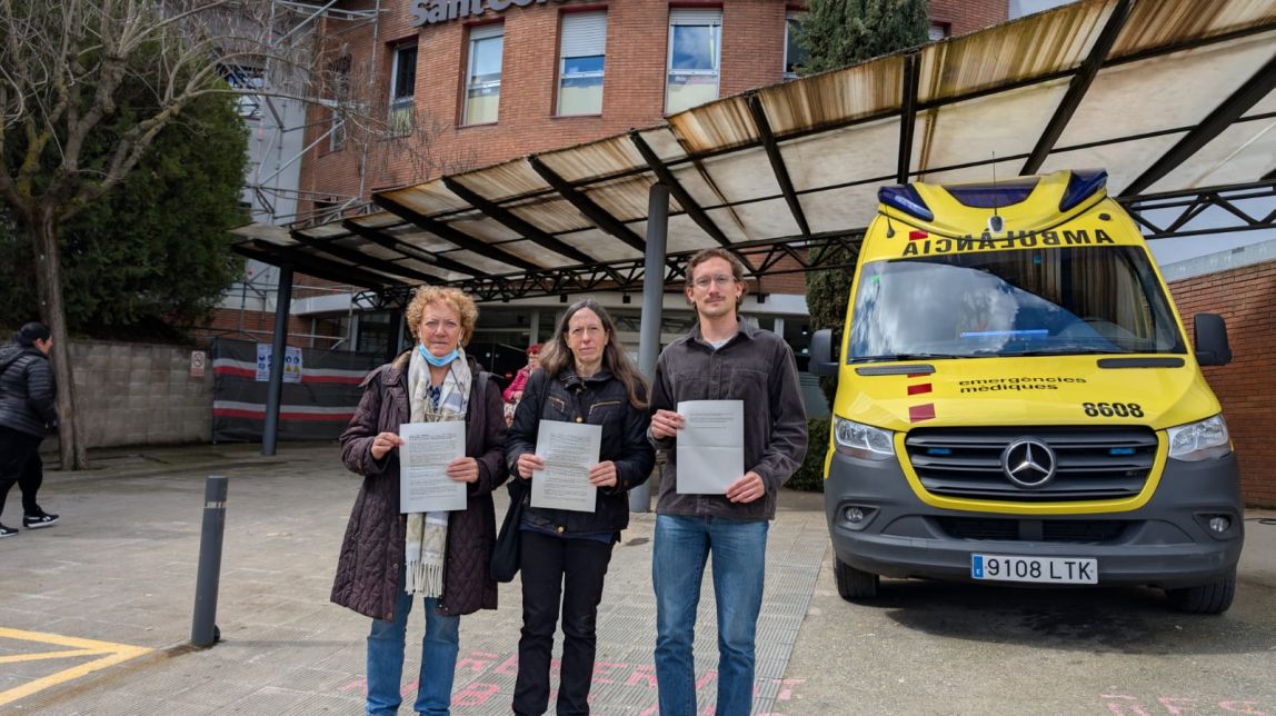 El conseller de la CUP al Consell Comarcal del Vallès Oriental, Blai Taberner, ha denunciat les carències del sistema sanitari català.
                                                                             |
                                Cedida - |
                                Cedida