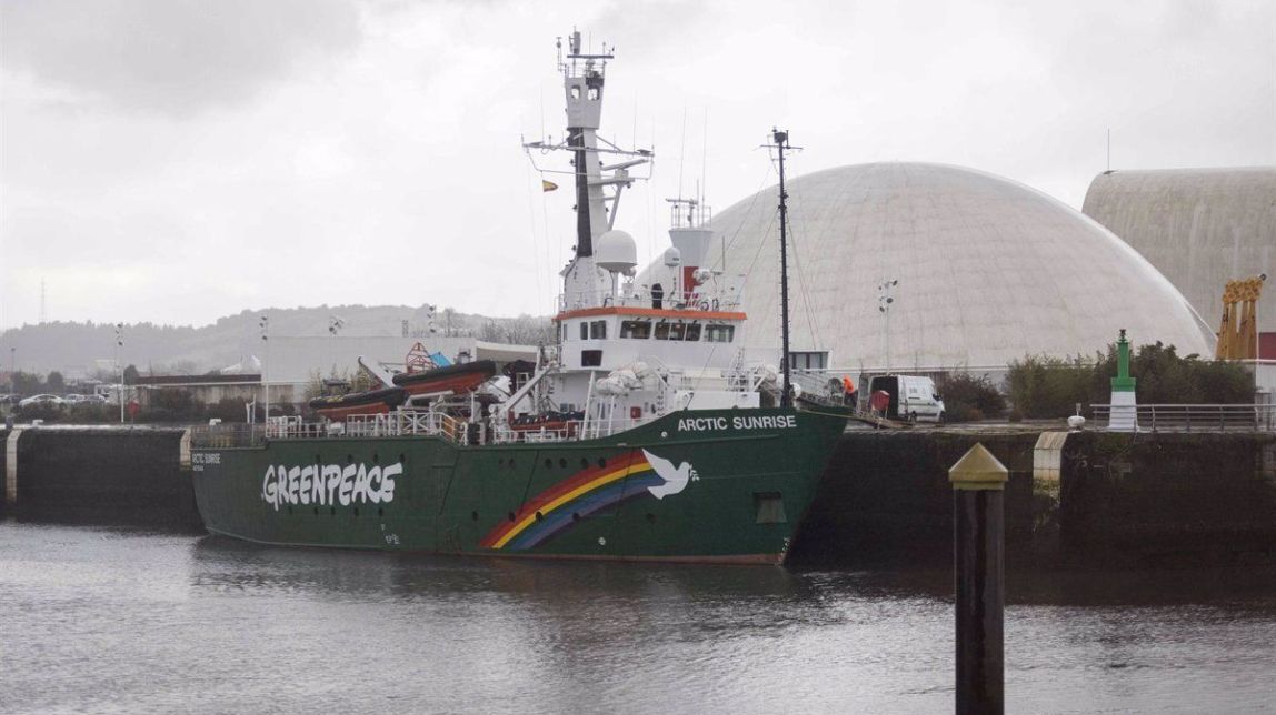 El vaixell de Greenpeace, en imatge d'arxiu
                                                                             |
                                Europa Press - |
                                Europa Press