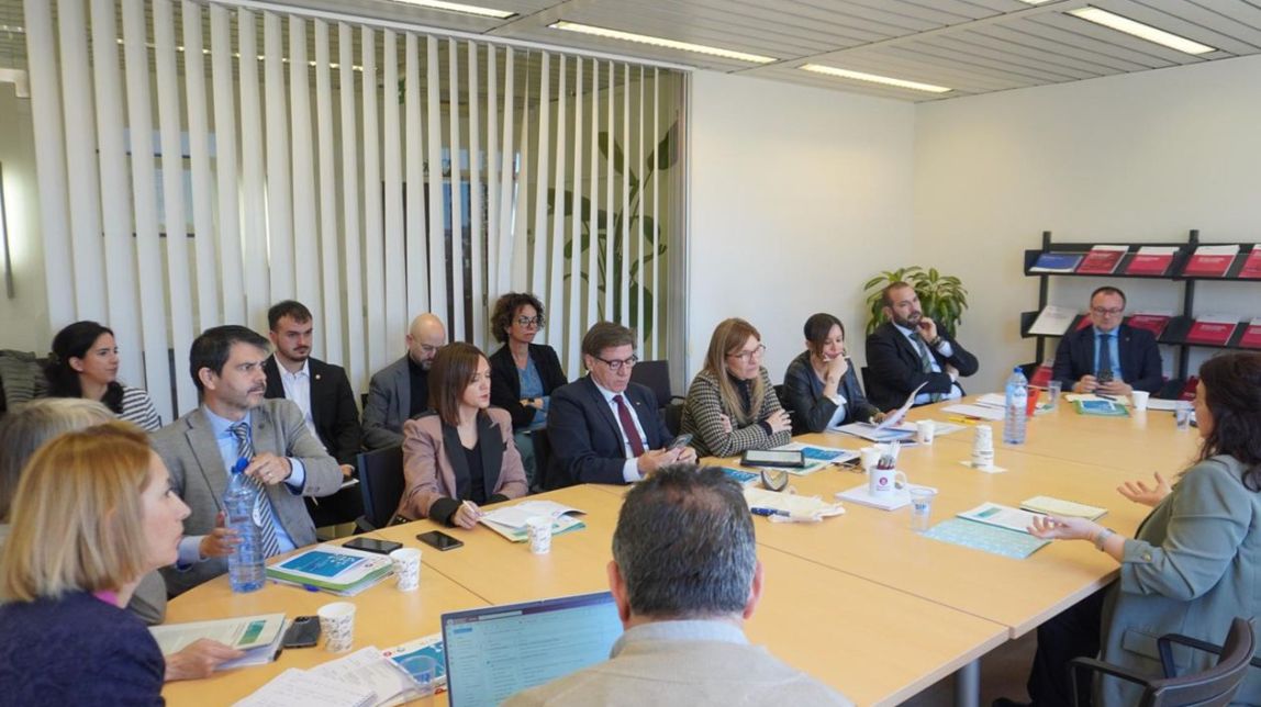 L’Associació de Municipis de l’Arc Metropolità de Barcelona durant el viate a Brussel·les - 
