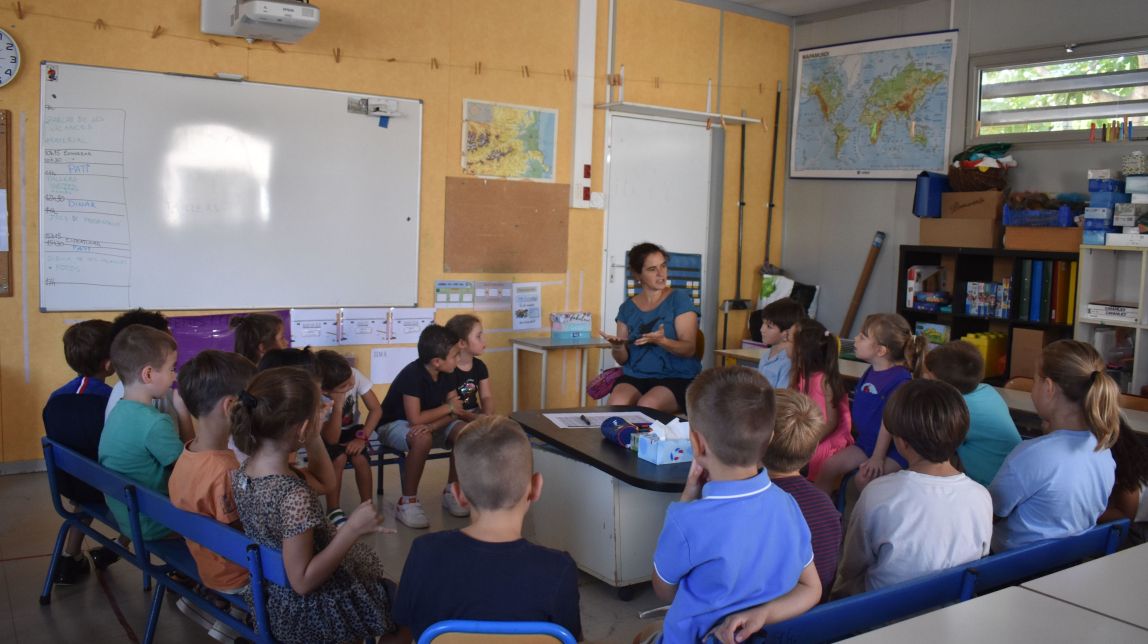 Una classe de la Bressola a Perpinyà - 