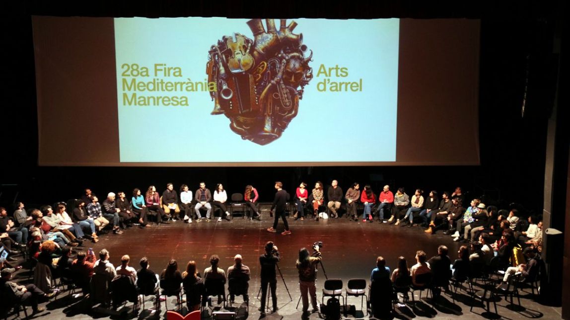 Artistes que formaran part de l'última edició de l'Obrador d'arrel de la Fira Mediterrània
                                                                             |
                                Nia Escolà / ACN - |
                                Nia Escolà / ACN