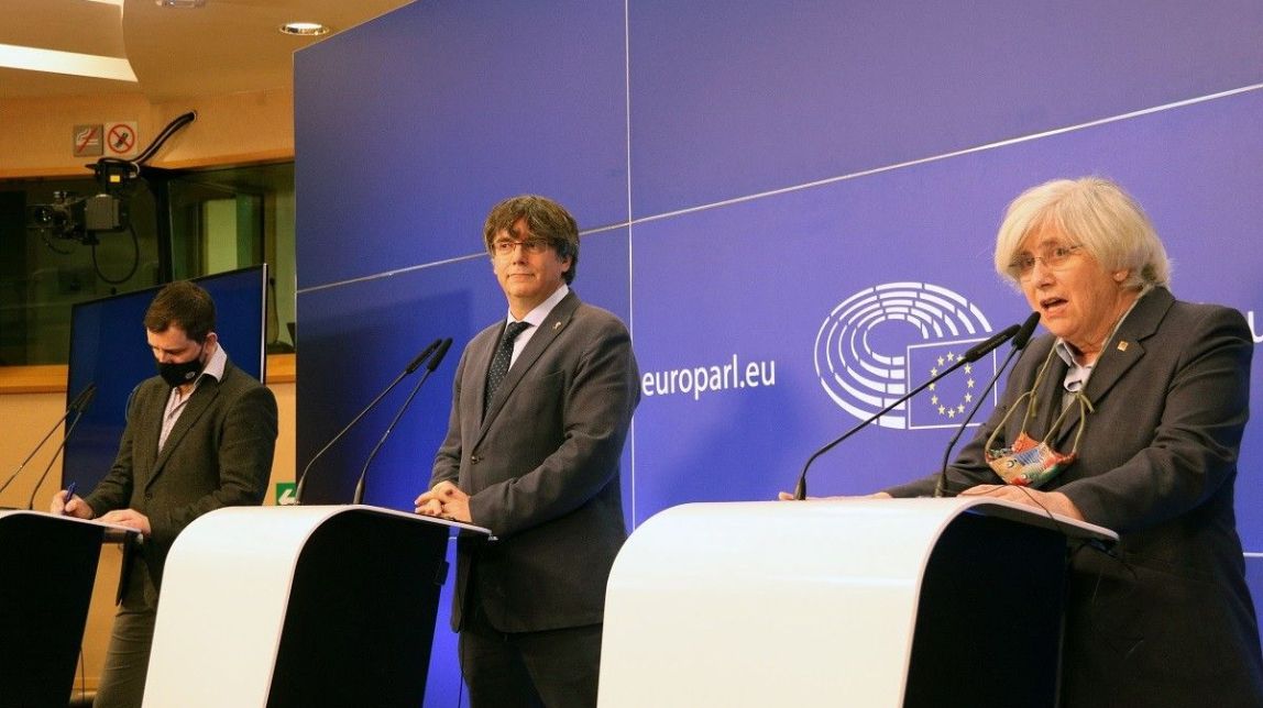 Crit d'alerta de Puigdemont als eurodiputats: «Volen que anem a la presó»