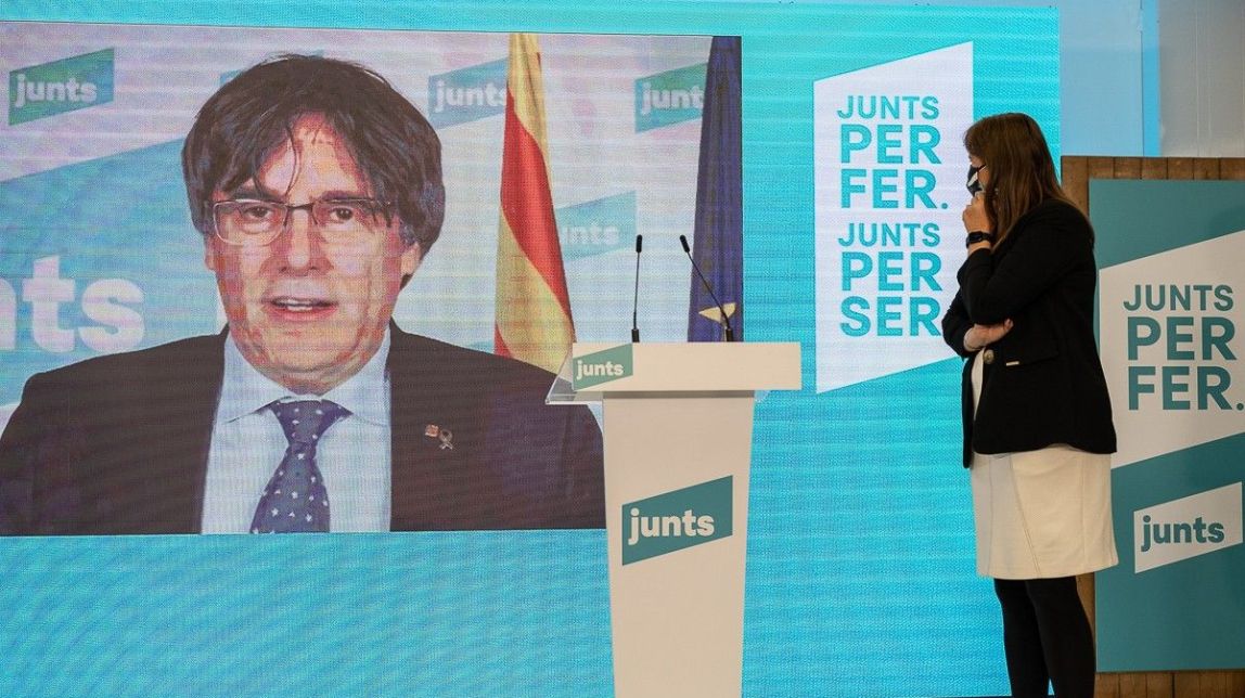 Puigdemont i Borràs aborden a Waterloo l'estratègia negociadora de Junts