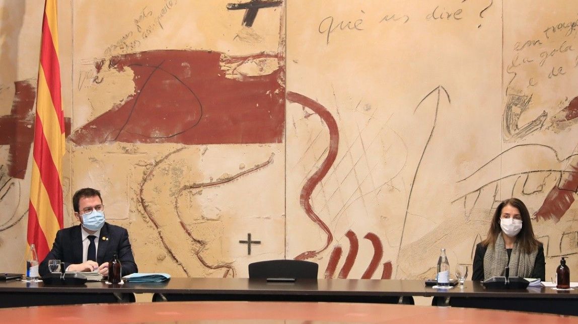 Aragonès es planteja suprimir o fraccionar les conselleries de Polítiques Digitals i Territori