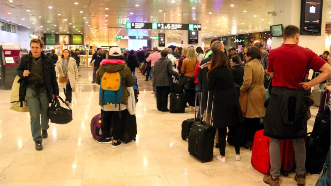 La seguretat de Sants va registrar un passatger equivocat quan va detectar la maleta sospitosa