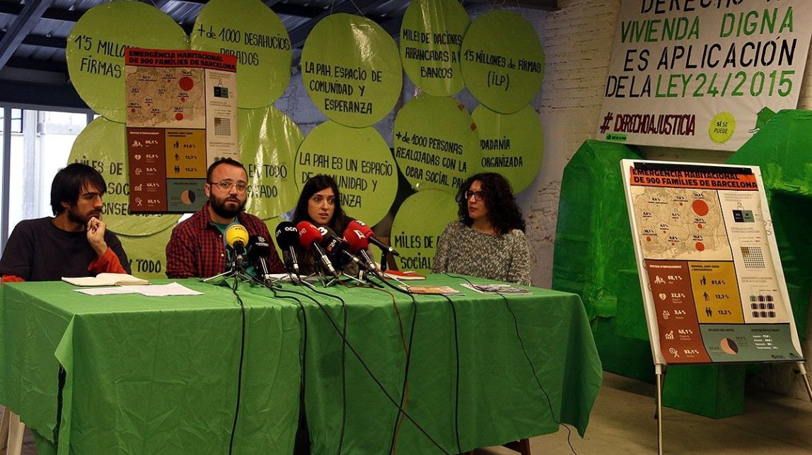 Roda de la PAH i l'Observatori DESC amb Eduard Sala, Carlos Macías, Irene Escorihuela i Lucía Delgado
                                                                             |
                                ACN - |
                                ACN