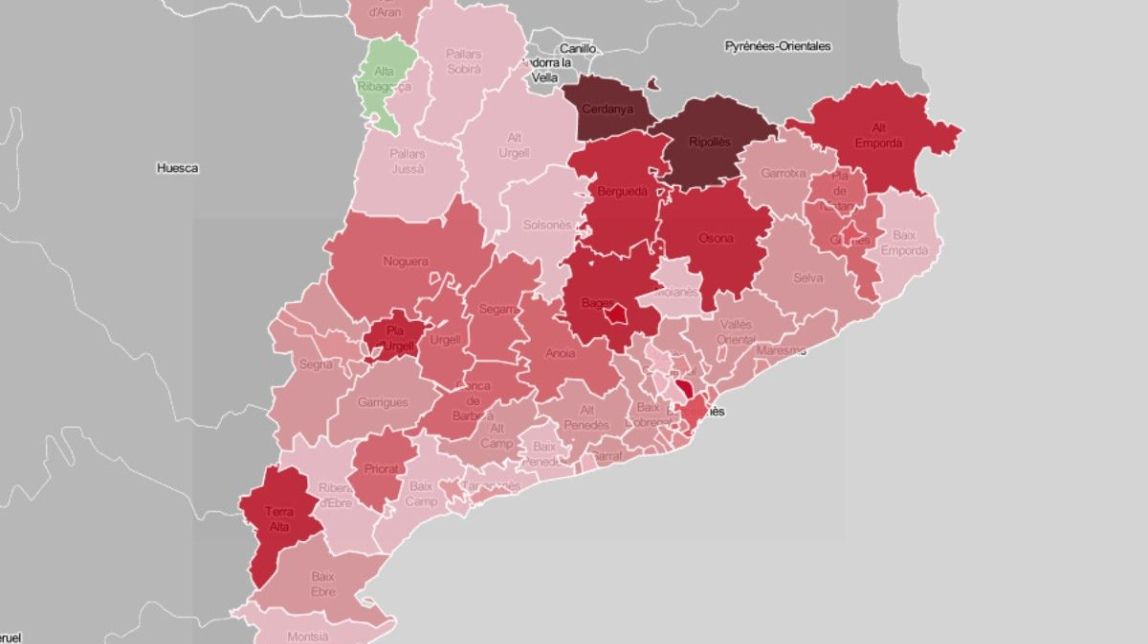 MAPES Nou indicador per saber abans com evoluciona la pandèmia: on són ara els punts calents?