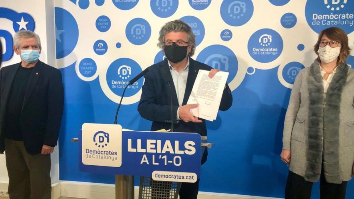 Demòcrates replica que ja va trencar amb ERC quan va abandonar la via unilateral