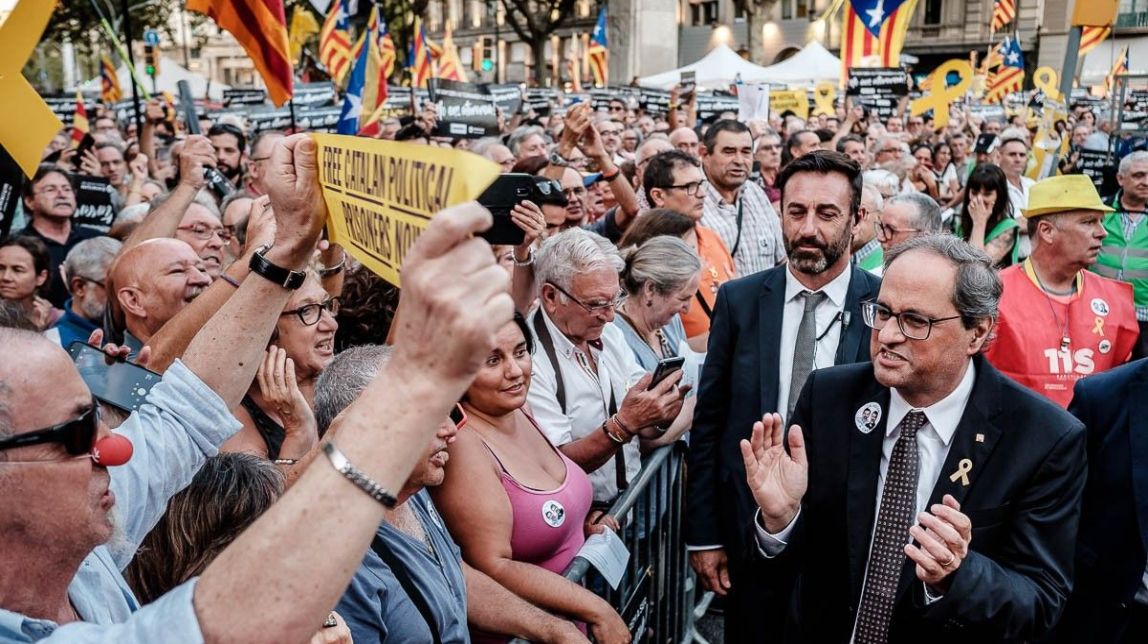 Així va viure Torra l'1-O: «El meu món estava concentrat en aquella escola»