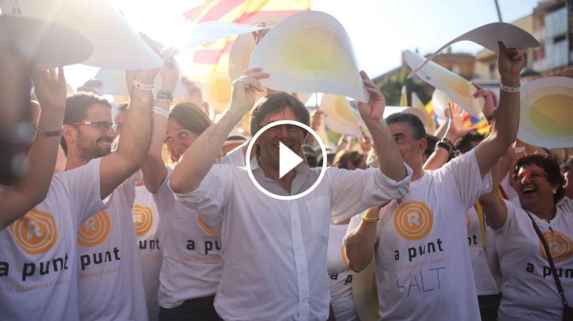 Puigdemont avisa l'Estat que «prengui nota» de la mobilització independentista