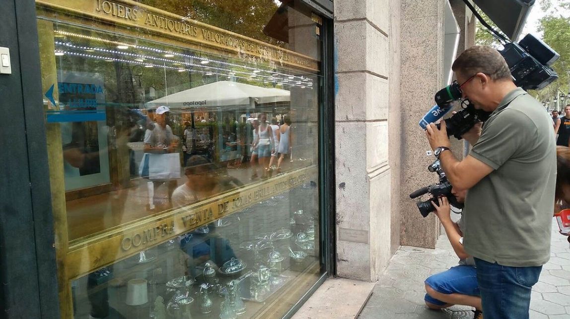 Alarma per un atracament frustrat en una joieria del passeig de Gràcia