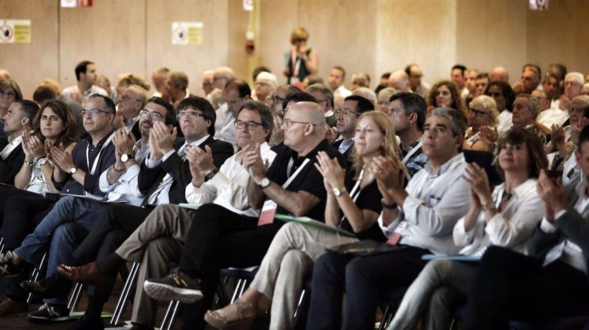 Darrer congrés de CDC a la plaça Willy Brandt 