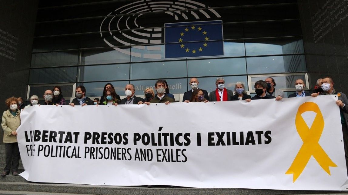 El suplicatori de Puigdemont, Comín i Ponsatí, bloquejat al Parlament Europeu