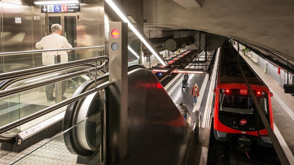 Tercera jornada de vaga de metro de Barcelona, avui en dia laborable