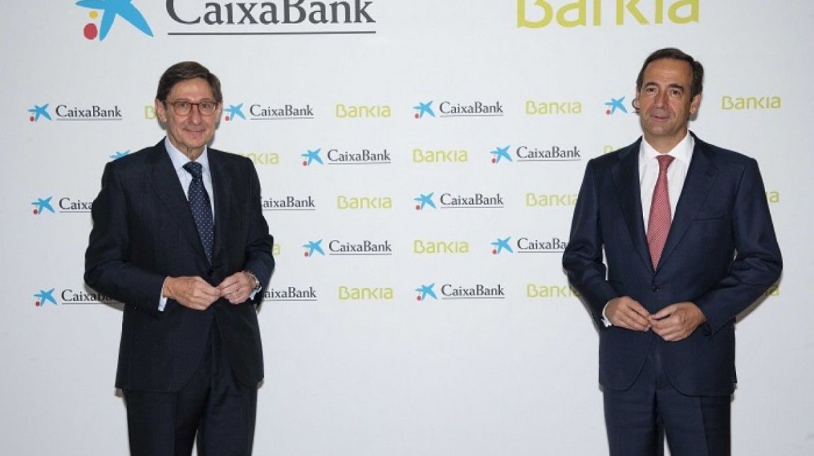 CaixaBank i Bankia asseguren que la fusió contribuirà a la «recuperació econòmica d'Espanya»