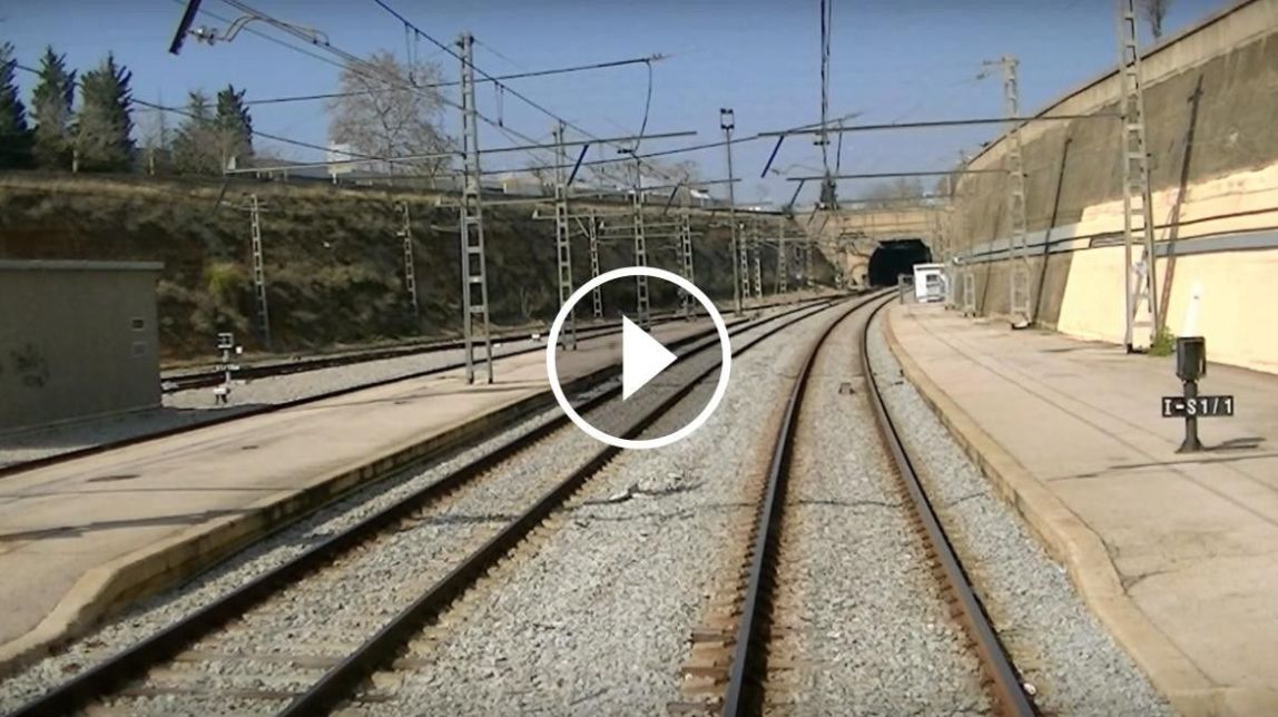 VÍDEO El recorregut d'un tren de la R4 de Rodalies, vist des de la locomotora