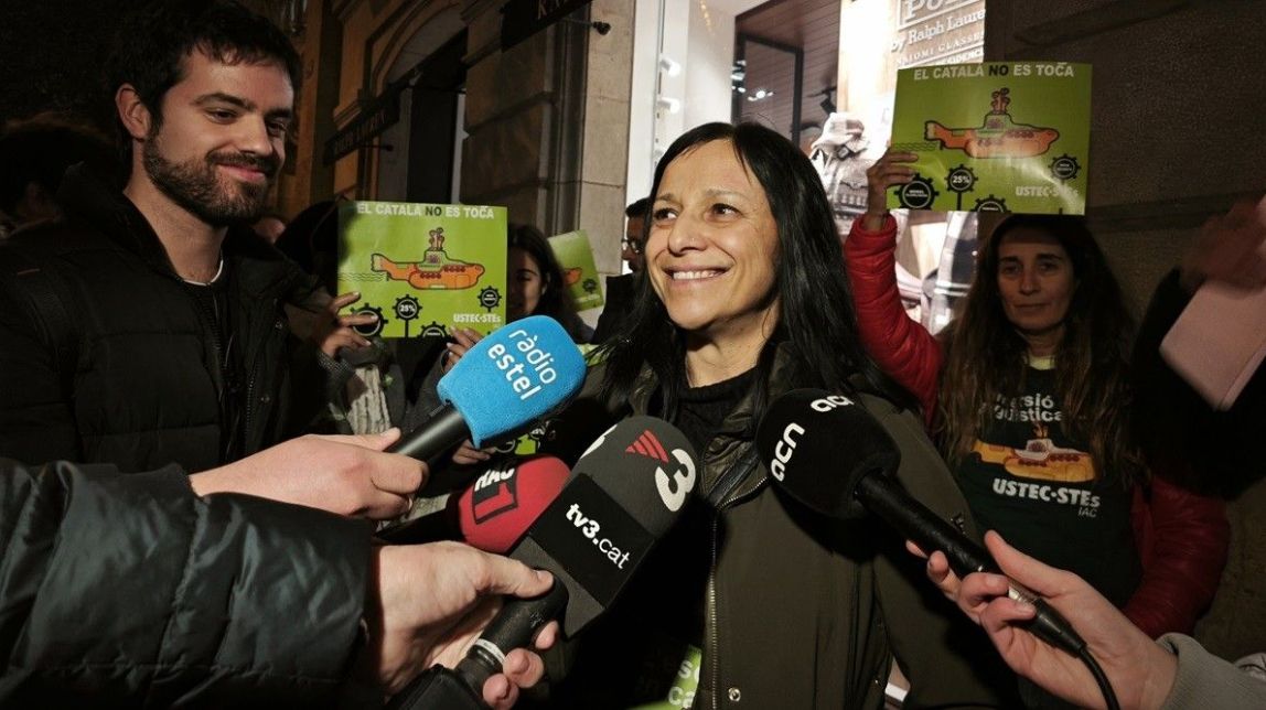Els docents confronten la missió d'europarlamentaris de dretes: «No volen entendre res de la immersió»
