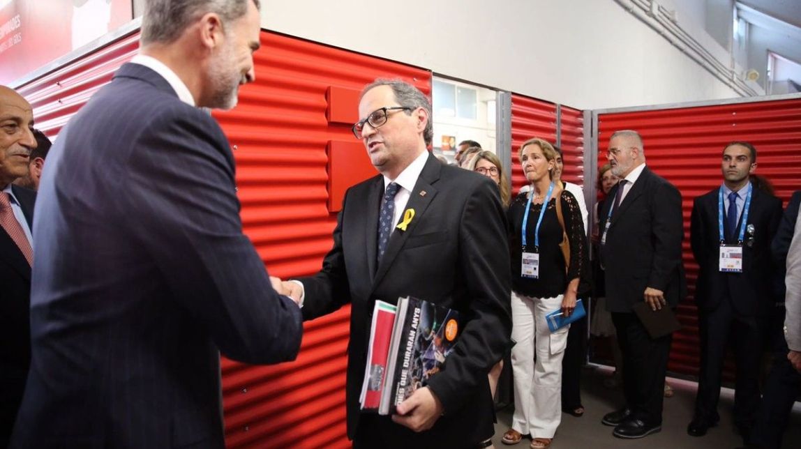 DOCUMENT Torra, a Sánchez i Felip VI: «Cal encarar el conflicte com ho fan les democràcies»