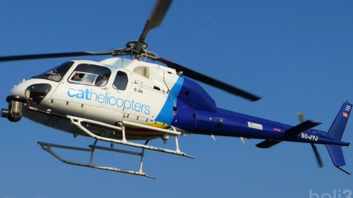 Identificat l'enigmàtic helicòpter que ha sobrevolat Barcelona aquest nit
