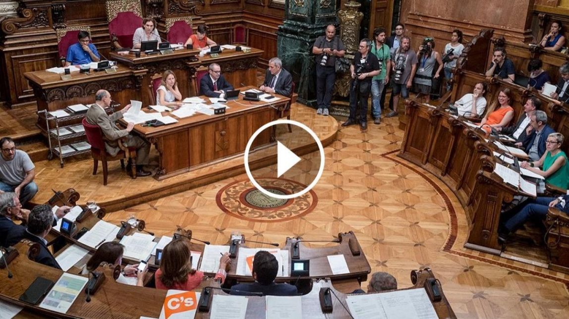 VÍDEO en DIRECTE Ple ordinari de l'Ajuntament de Barcelona