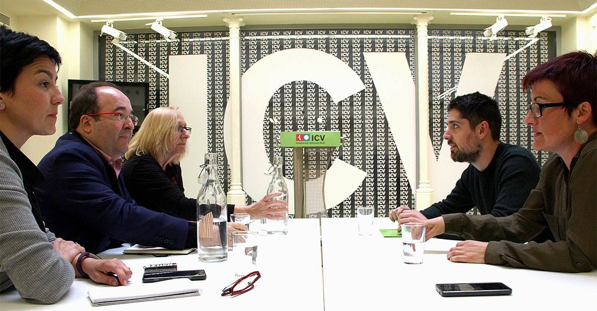 ICV i el PSC coincideixen en veure «esgotat» el «full de ruta unilateral»