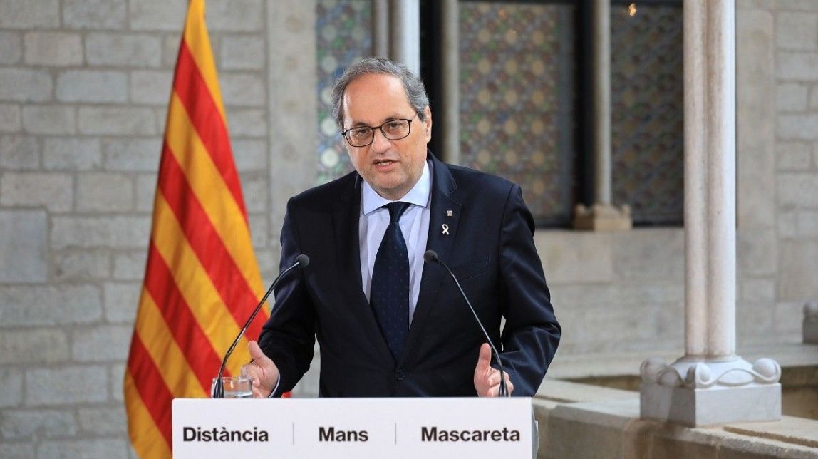 El TC estudiarà si la suspensió de Torra com a diputat va vulnerar-li els drets