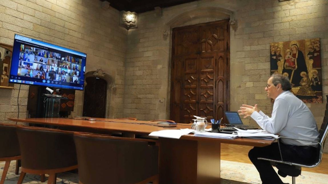 Torra reclama a Sánchez preparar de manera bilateral la conferència de presidents