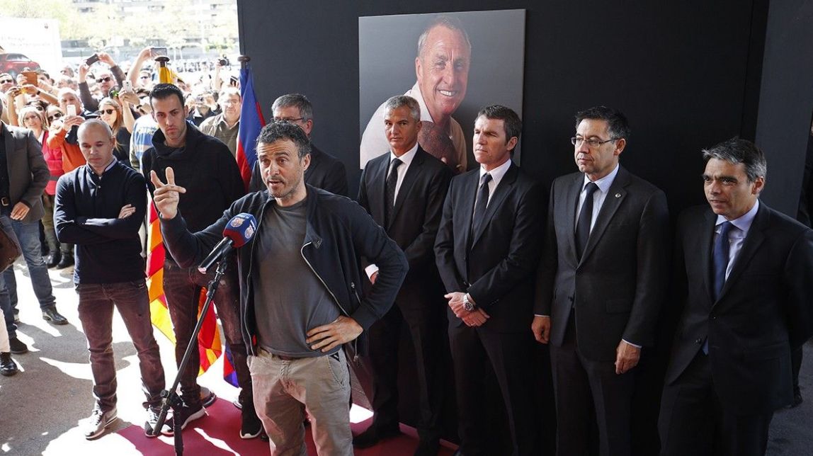 El Barça vol rematar el Madrid i la Lliga el dia que homenatja Cruyff