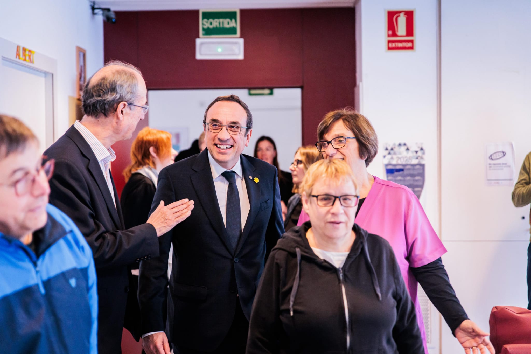 Josep Rull visita Atendis: 