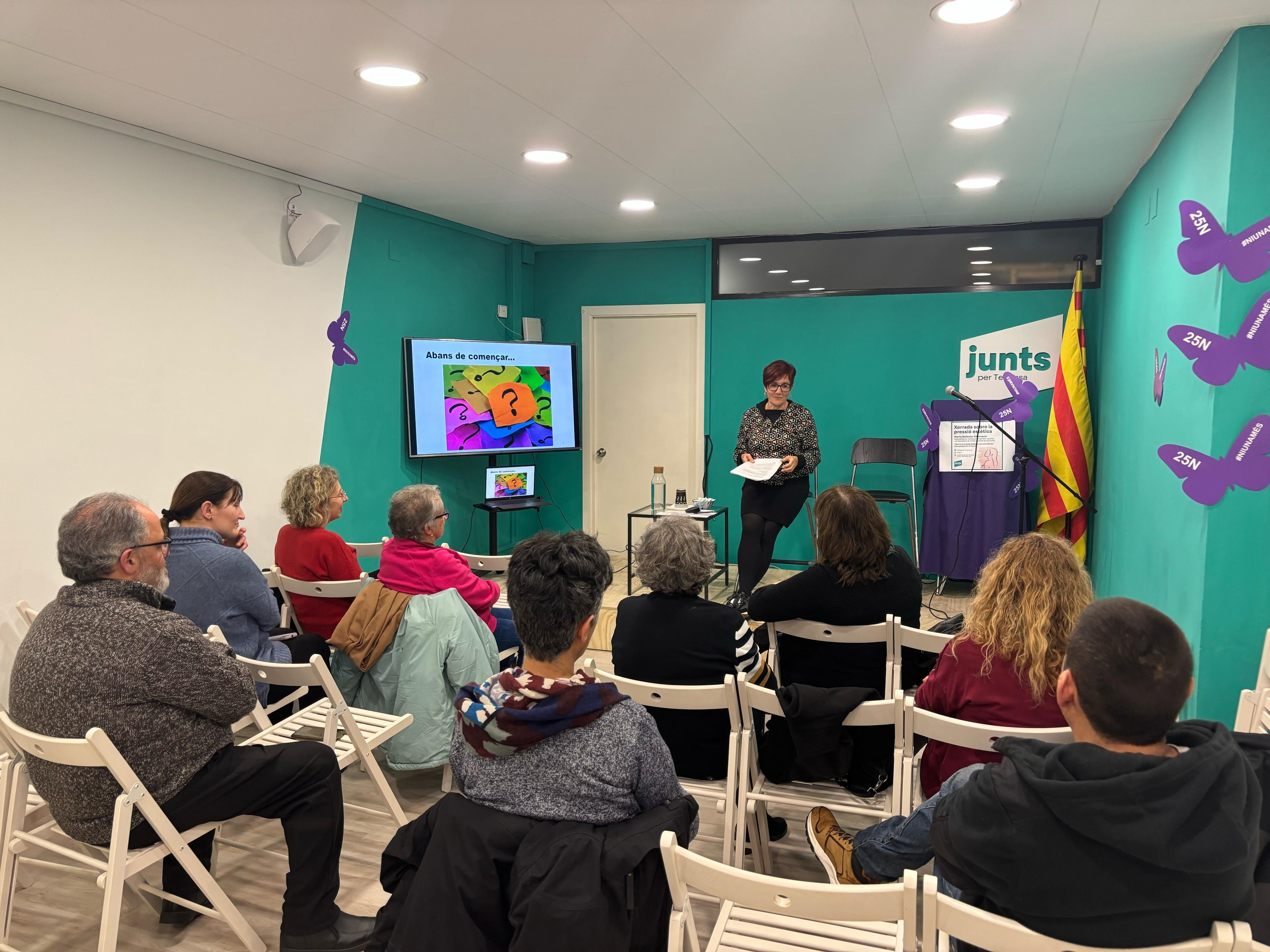 Xerrada de Junts per Terrassa sobre la pressió estètica