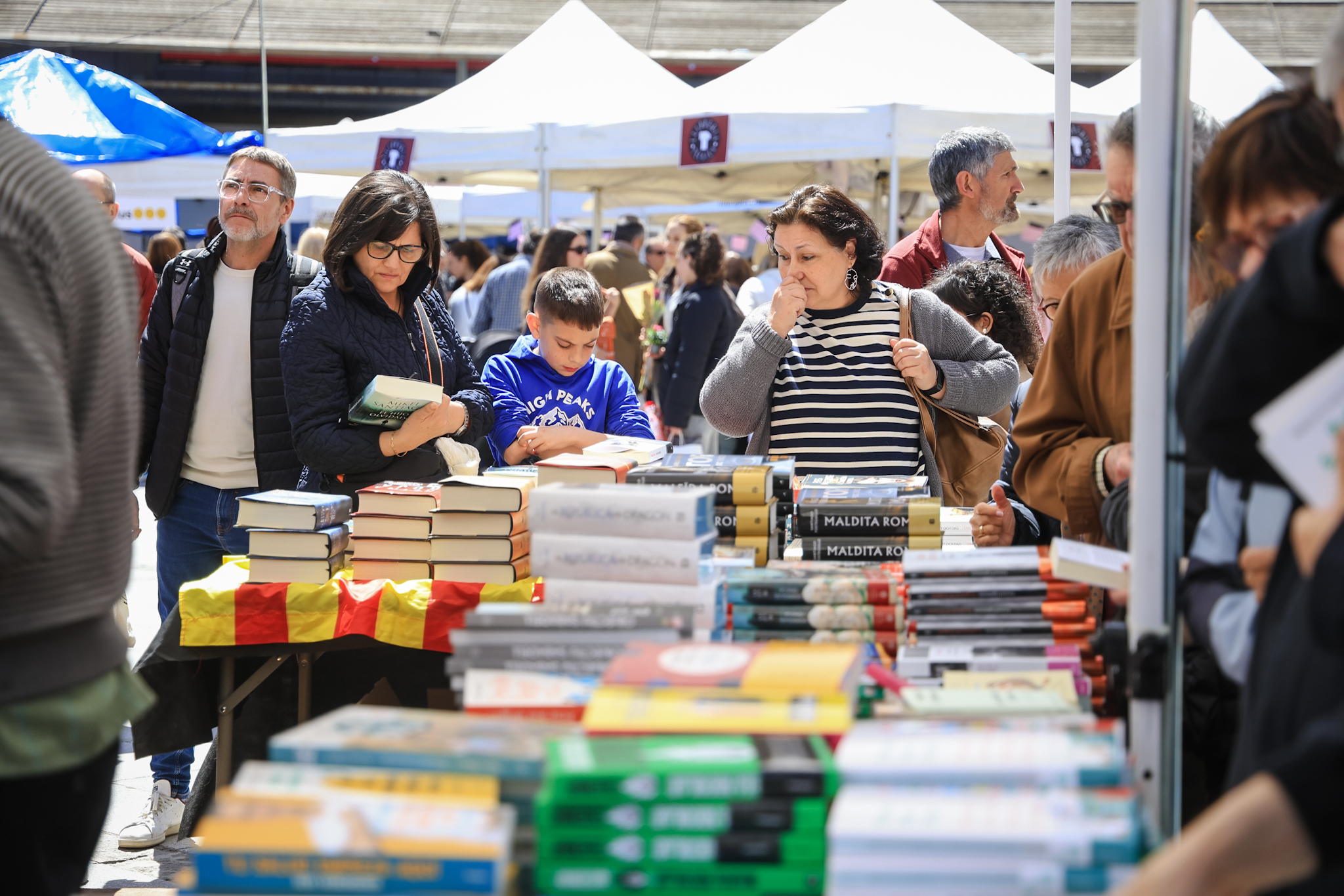 Vols tenir una parada de venda de roses i llibres per Sant Jordi?