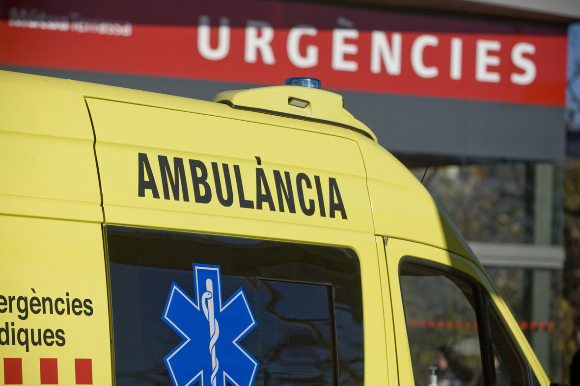 Motorista ferit en una topada a Terrassa