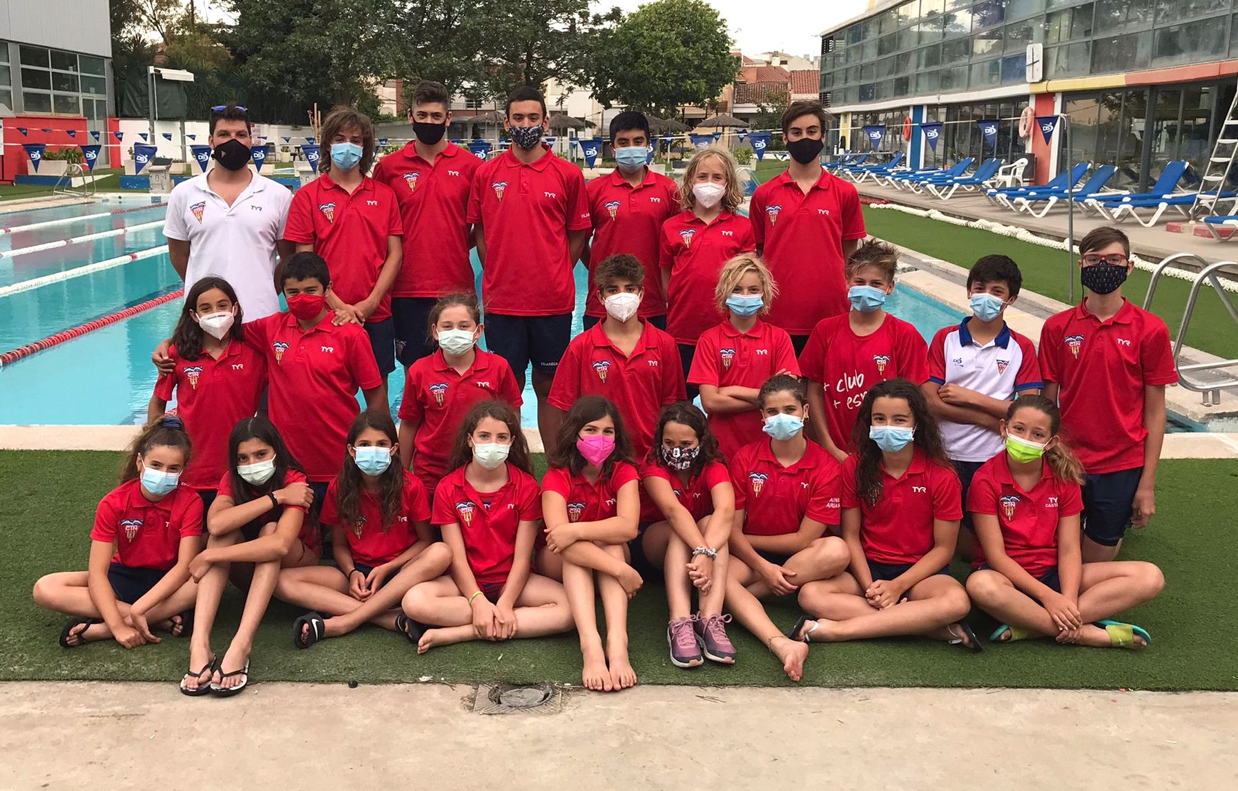 Setè lloc del CN Terrassa a la Copa Catalana aleví de natació