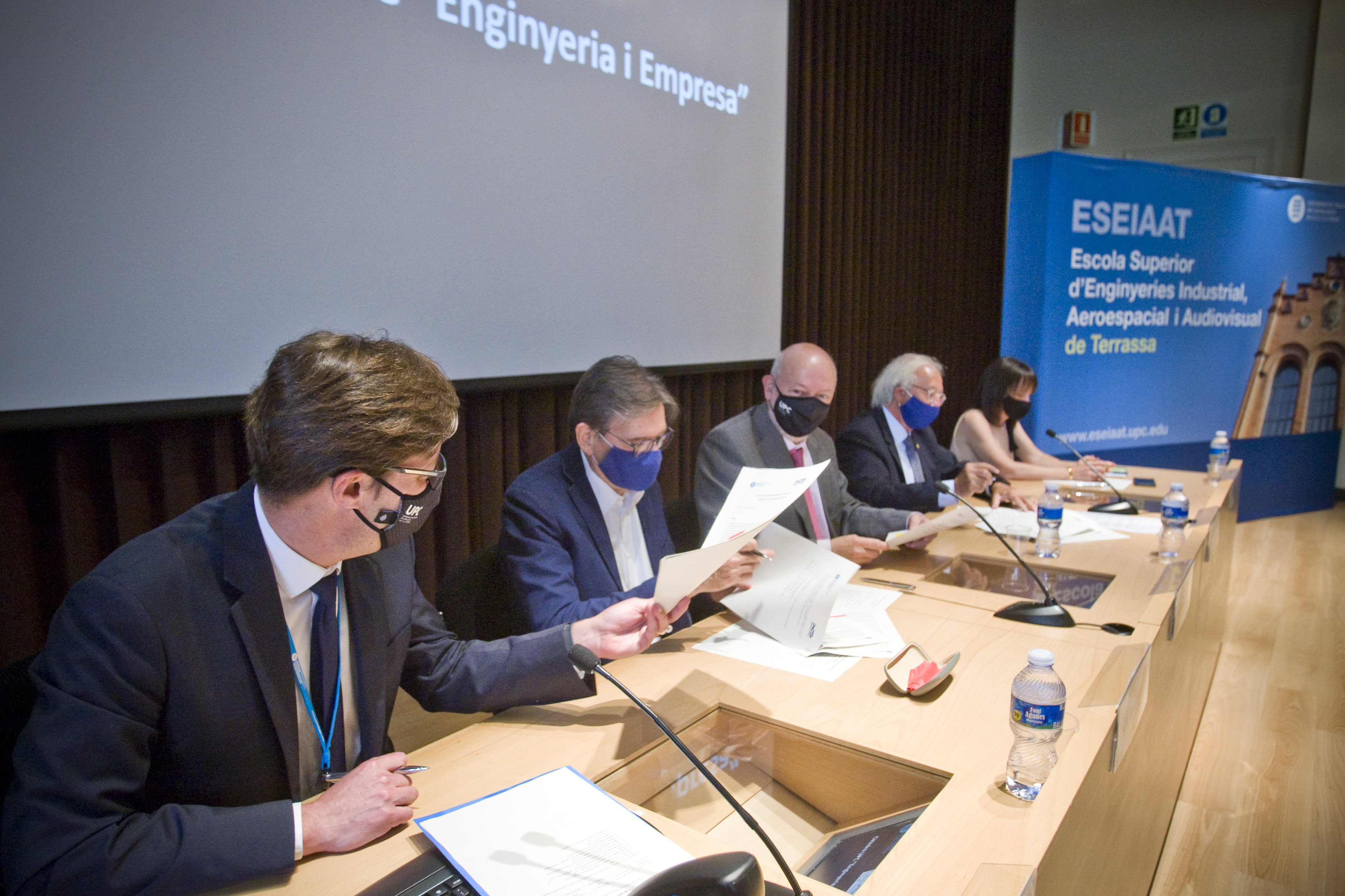 L'Eseiaat i el Col·legi Oficial d’Enginyers de Catalunya creen una nova càtedra - 