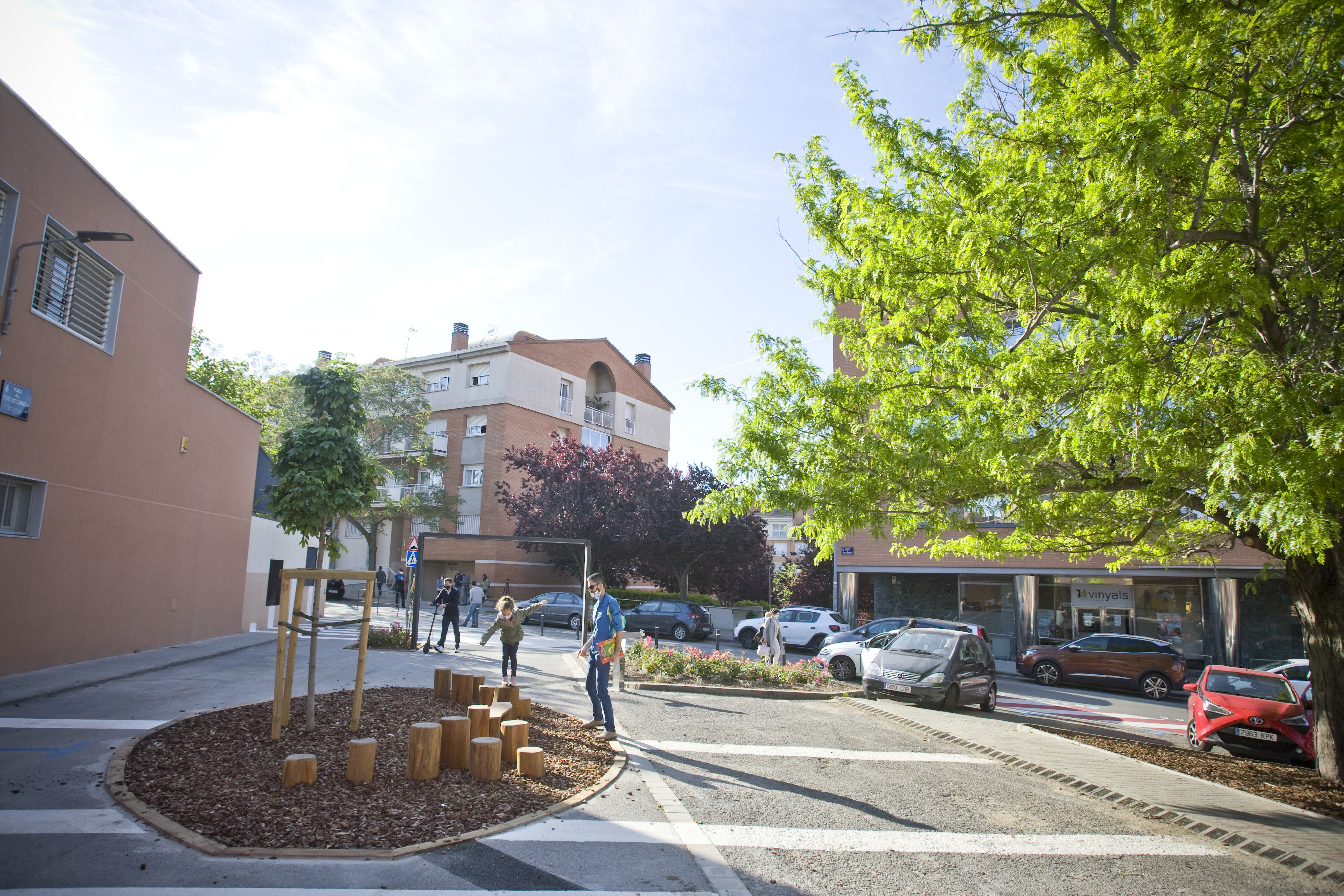 Una nova plaça del Turó de l’Argila més “pacífica”