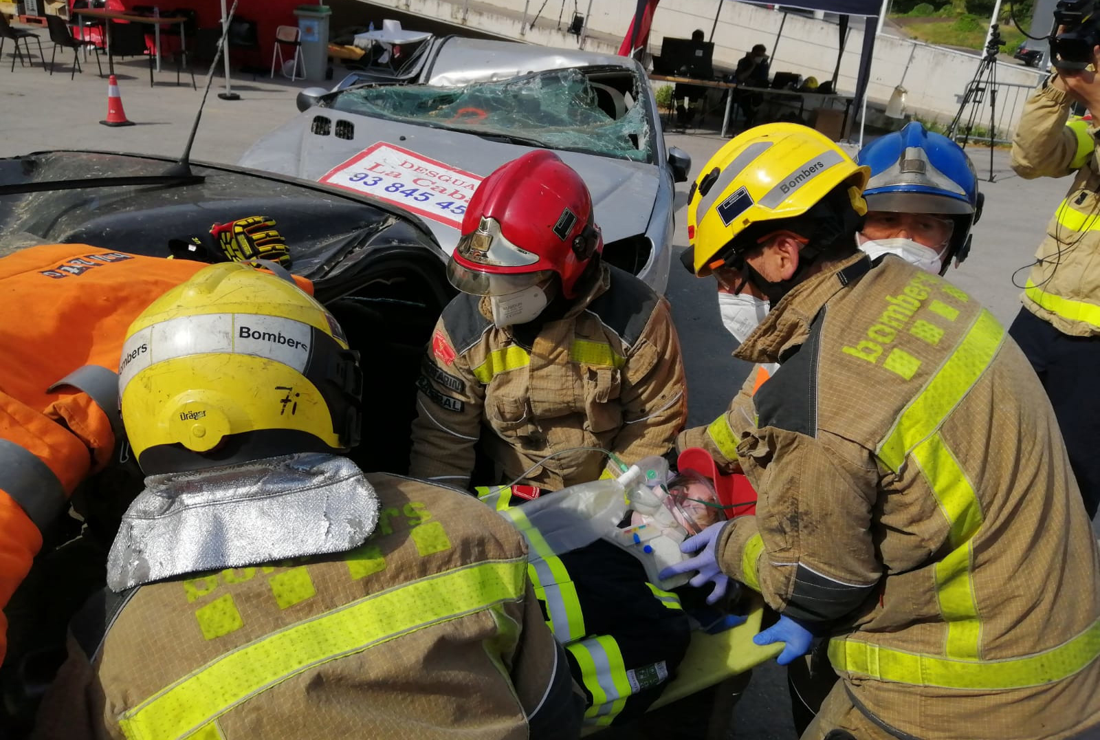 Tres equips de Terrassa al concurs de rescat de Bombers